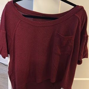Urban Outfitters Maroon T Shirt